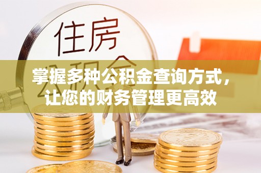 双台子掌握多种公积金查询方式，让您的财务管理更高效