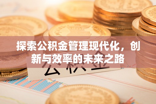 双台子探索公积金管理现代化，创新与效率的未来之路