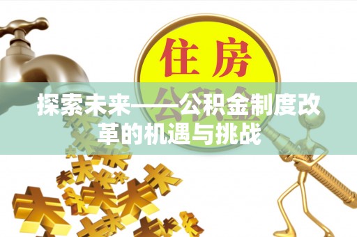 双台子探索未来——公积金制度改革的机遇与挑战