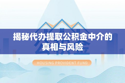 双台子揭秘代办提取公积金中介的真相与风险