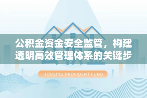 双台子公积金资金安全监管，构建透明高效管理体系的关键步骤