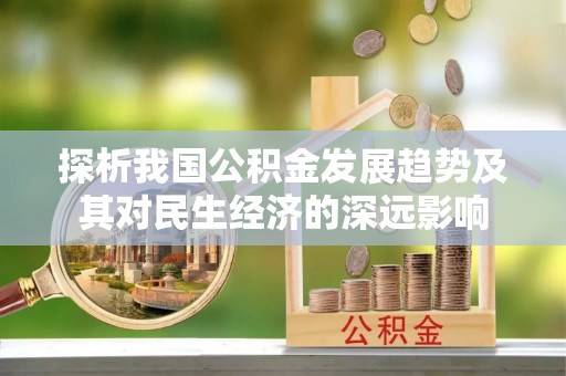 双台子探析我国公积金发展趋势及其对民生经济的深远影响