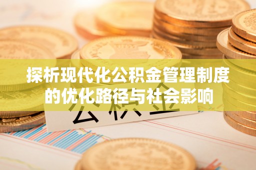 双台子探析现代化公积金管理制度的优化路径与社会影响