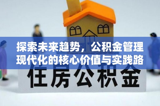 双台子探索未来趋势，公积金管理现代化的核心价值与实践路径