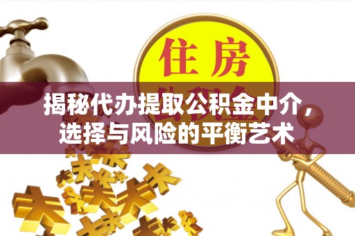 双台子揭秘代办提取公积金中介，选择与风险的平衡艺术