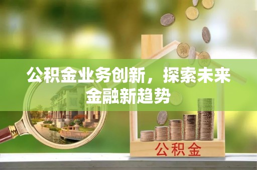 双台子公积金业务创新，探索未来金融新趋势