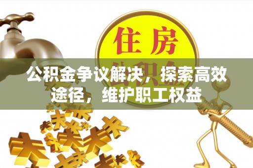 双台子公积金争议解决，探索高效途径，维护职工权益