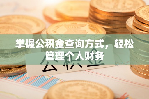 双台子掌握公积金查询方式，轻松管理个人财务
