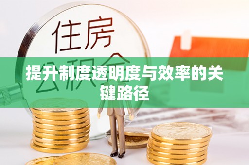 双台子提升制度透明度与效率的关键路径