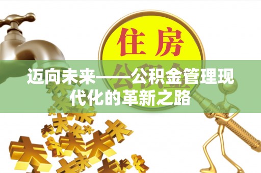 双台子迈向未来——公积金管理现代化的革新之路