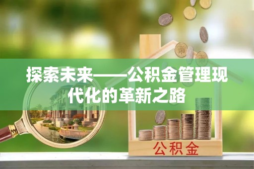 双台子探索未来——公积金管理现代化的革新之路