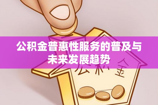 双台子公积金普惠性服务的普及与未来发展趋势